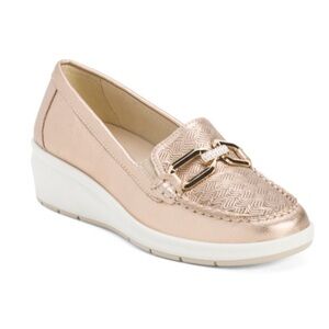 ENVAL SOFT Made In Italy Leather Loafers With Bit